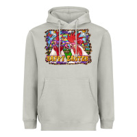 Moon Dust Happy Easter Roosters Heavyweight Hoodie - RanaPortraitStore