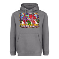 Happy Easter Roosters Heavyweight Hoodie | Teevron