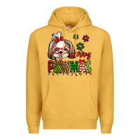 Merry Pawmas Christmas Shih Tzu Premium Hoodie | Teevron