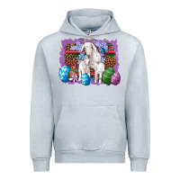 Heather Grey goat family eggs flowers leopard serape glitter Urban Hoodie - Artiststas