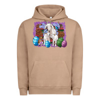 Pigment Burro goat family eggs flowers leopard serape glitter Urban Hoodie - Artiststas
