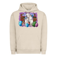 Pigment French Oak goat family eggs flowers leopard serape glitter Urban Hoodie - Artiststas