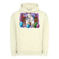 Pigment Pistachio goat family eggs flowers leopard serape glitter Urban Hoodie - Artiststas