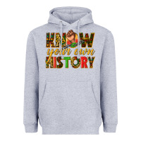 Heather Grey know your own history Heavyweight Hoodie - texasbilliewilder