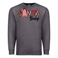 Charcoal Heather santa baby Premium Sweatshirt - RanaPortraitStore