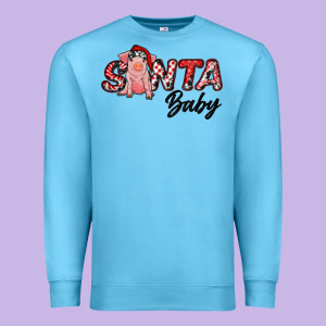 Santa Baby Premium Sweatshirt Designed By Ranaportraitstore