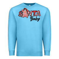 Ocean Blue santa baby Premium Sweatshirt - RanaPortraitStore