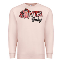 Pale Pink santa baby Premium Sweatshirt - RanaPortraitStore
