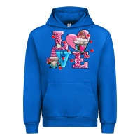 Cobalt love and gnomes Urban Hoodie - AdoDesignShop