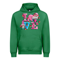 Emerald love and gnomes Urban Hoodie - AdoDesignShop