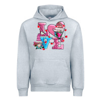 Heather Grey love and gnomes Urban Hoodie - AdoDesignShop