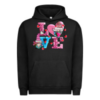 Pigment Black love and gnomes Urban Hoodie - AdoDesignShop