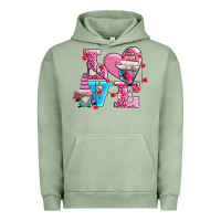 Pigment Oil Green love and gnomes Urban Hoodie - AdoDesignShop