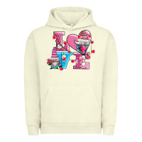 Pigment Pistachio love and gnomes Urban Hoodie - AdoDesignShop