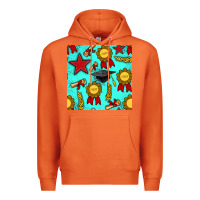 Carrot graduation seamless pattern Premium Hoodie - BundleAndBundleShop