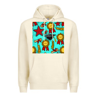 Sandshell graduation seamless pattern Premium Hoodie - BundleAndBundleShop