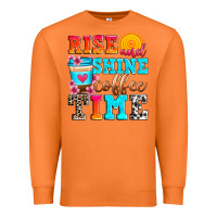 Carrot rise and shine coffee time Premium Sweatshirt - Zillion Design Studio