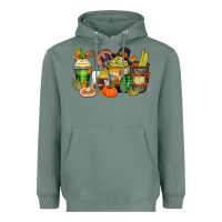 Sage thanksgiving coffee cups Heavyweight Hoodie - Zillion Design Studio