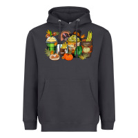 Smoke thanksgiving coffee cups Heavyweight Hoodie - Zillion Design Studio