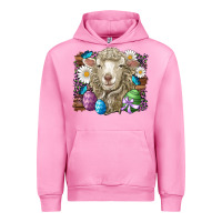 Fuchsia Pink easter sheep eggs butterfly daisys leopard glitter wooden Urban Hoodie - Artiststas