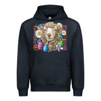 Navy easter sheep eggs butterfly daisys leopard glitter wooden Urban Hoodie - Artiststas