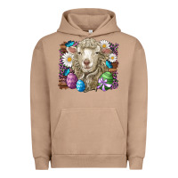 Pigment Burro easter sheep eggs butterfly daisys leopard glitter wooden Urban Hoodie - Artiststas