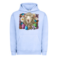 Pigment Grape Ice easter sheep eggs butterfly daisys leopard glitter wooden Urban Hoodie - Artiststas