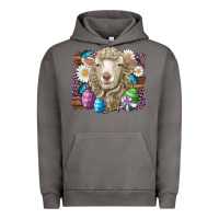 Pigment Tornado easter sheep eggs butterfly daisys leopard glitter wooden Urban Hoodie - Artiststas