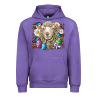 Tulip easter sheep eggs butterfly daisys leopard glitter wooden Urban Hoodie - Artiststas