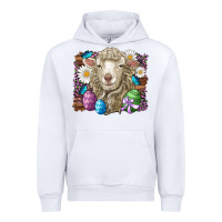 White easter sheep eggs butterfly daisys leopard glitter wooden Urban Hoodie - Artiststas