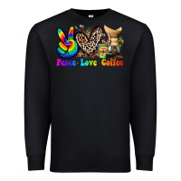 Black peace love  coffee Premium Sweatshirt - Zillion Design Studio