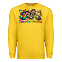 Lemon peace love  coffee Premium Sweatshirt - Zillion Design Studio