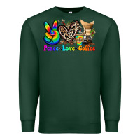 Sports Green peace love  coffee Premium Sweatshirt - Zillion Design Studio