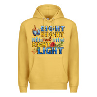 Antique Gold eight night and eight light for hanukkah Premium Hoodie - AdoDesignShop
