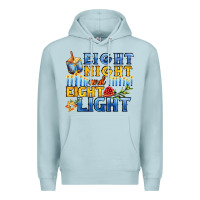 Blue Mist eight night and eight light for hanukkah Premium Hoodie - AdoDesignShop