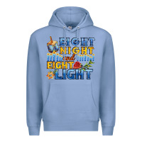 Colony Blue eight night and eight light for hanukkah Premium Hoodie - AdoDesignShop