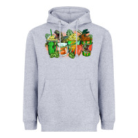 Heather Grey t rex coffee cups Heavyweight Hoodie - Zillion Design Studio