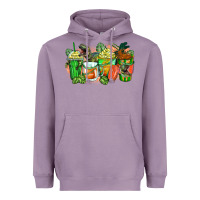 Lavender t rex coffee cups Heavyweight Hoodie - Zillion Design Studio