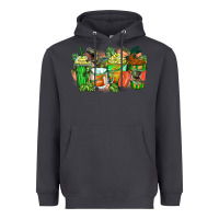 Smoke t rex coffee cups Heavyweight Hoodie - Zillion Design Studio