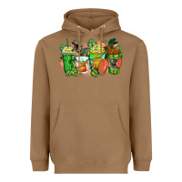 Toasted Coconut t rex coffee cups Heavyweight Hoodie - Zillion Design Studio