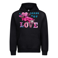 Black loads of love wıth truck Urban Hoodie - AdoDesignShop