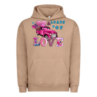 Pigment Burro loads of love wıth truck Urban Hoodie - AdoDesignShop