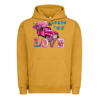 Pigment Peanut Butter loads of love wıth truck Urban Hoodie - AdoDesignShop