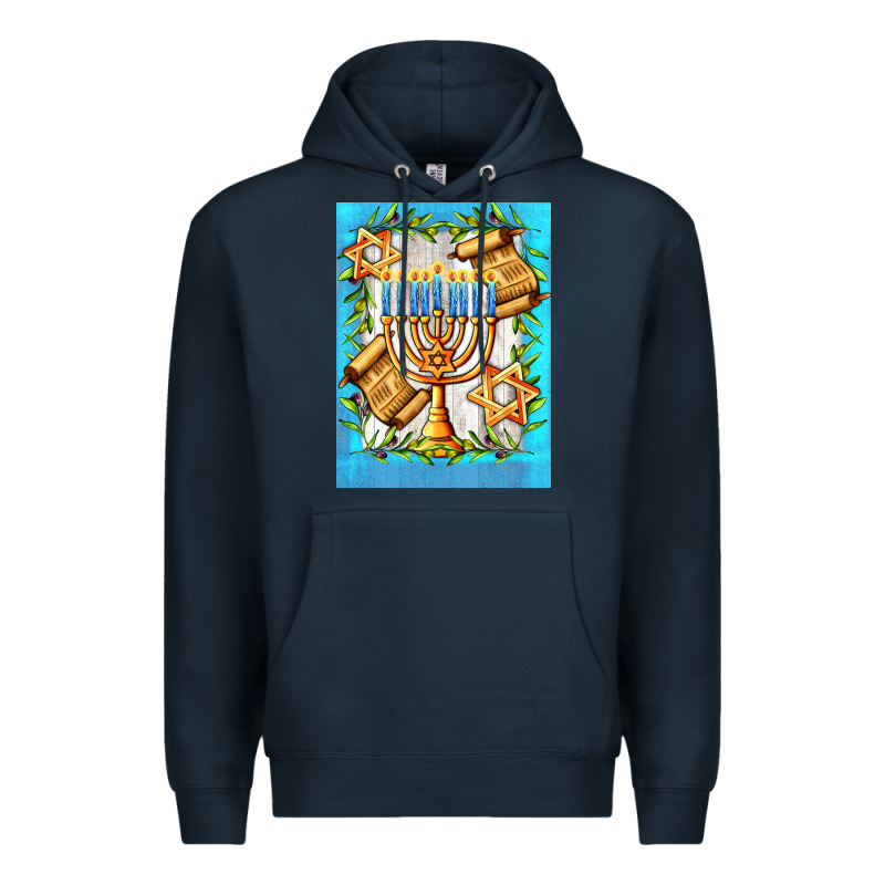Candlestick With Parchment Premium Hoodie by AdoDesignShop | Teevron