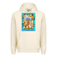 Tofu candlestick with parchment Premium Hoodie - AdoDesignShop