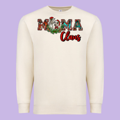 Mama Claus Premium Sweatshirt Designed By Ranaportraitstore