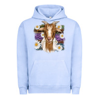 Pigment Grape Ice easter goat daisys leopard wooden Urban Hoodie - Artiststas