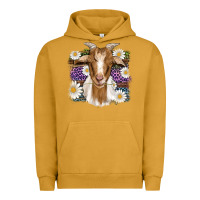 Pigment Peanut Butter easter goat daisys leopard wooden Urban Hoodie - Artiststas