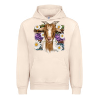 Sandshell easter goat daisys leopard wooden Urban Hoodie - Artiststas