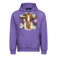 Tulip easter goat daisys leopard wooden Urban Hoodie - Artiststas